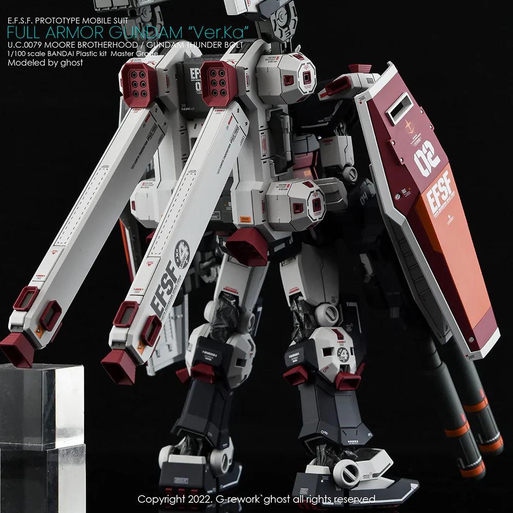 G-Rework 1/100 MG Full Armor Gundam Ver. Ka [Gundam Thunderbolt] Custom Decals