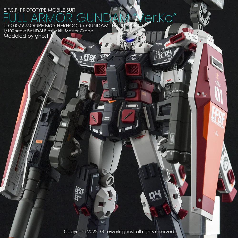G-Rework 1/100 MG Full Armor Gundam Ver. Ka [Gundam Thunderbolt] Custom Decals