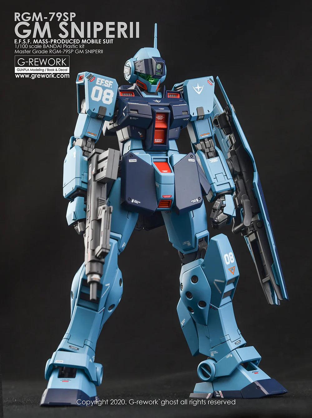 G-Rework 1/100 MG GM Sniper II Custom Decals - Image 14 of 14