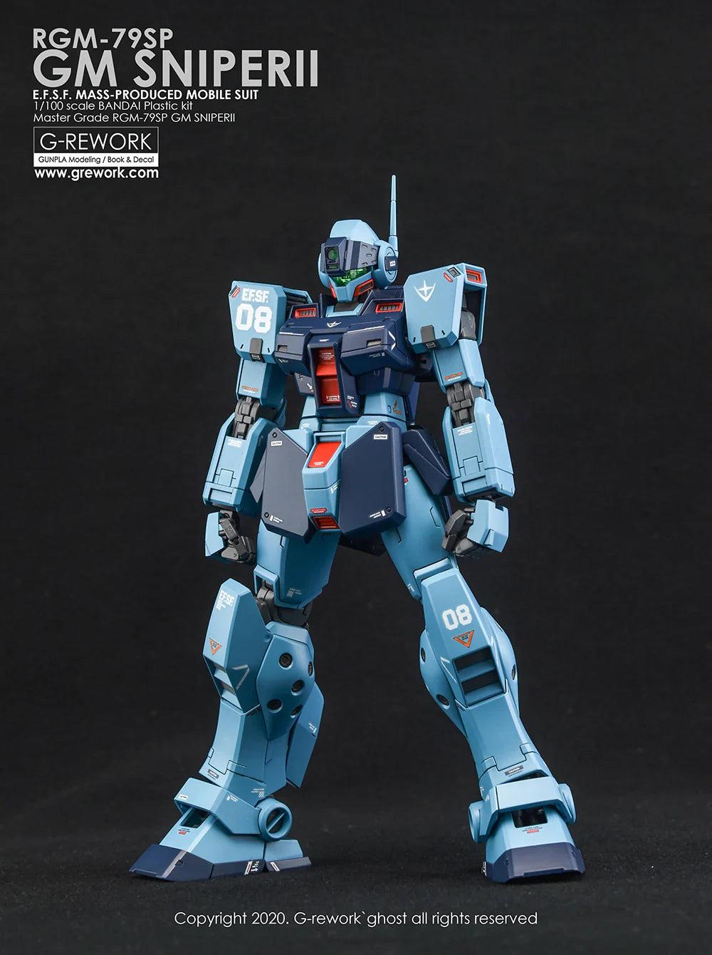 G-Rework 1/100 MG GM Sniper II Custom Decals - Image 5 of 14