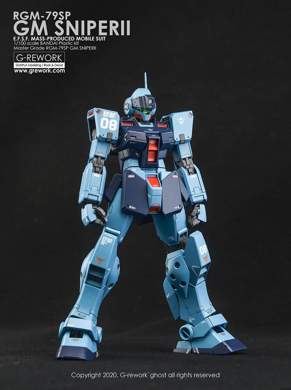 G-Rework 1/100 MG GM Sniper II Custom Decals - Image 6 of 14
