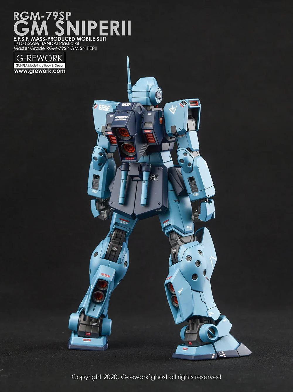 G-Rework 1/100 MG GM Sniper II Custom Decals - Image 7 of 14
