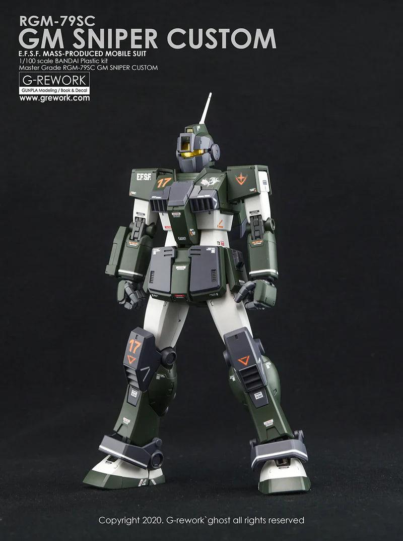 G-Rework 1/100 MG RGM-79SC GM Sniper Custom Decals - Image 4 of 11
