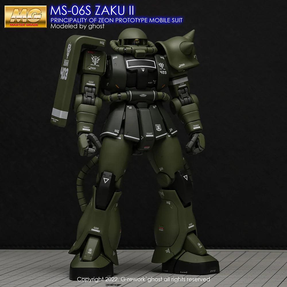 G-Rework 1/100 MG Zaku II 2.0 Custom Decals
