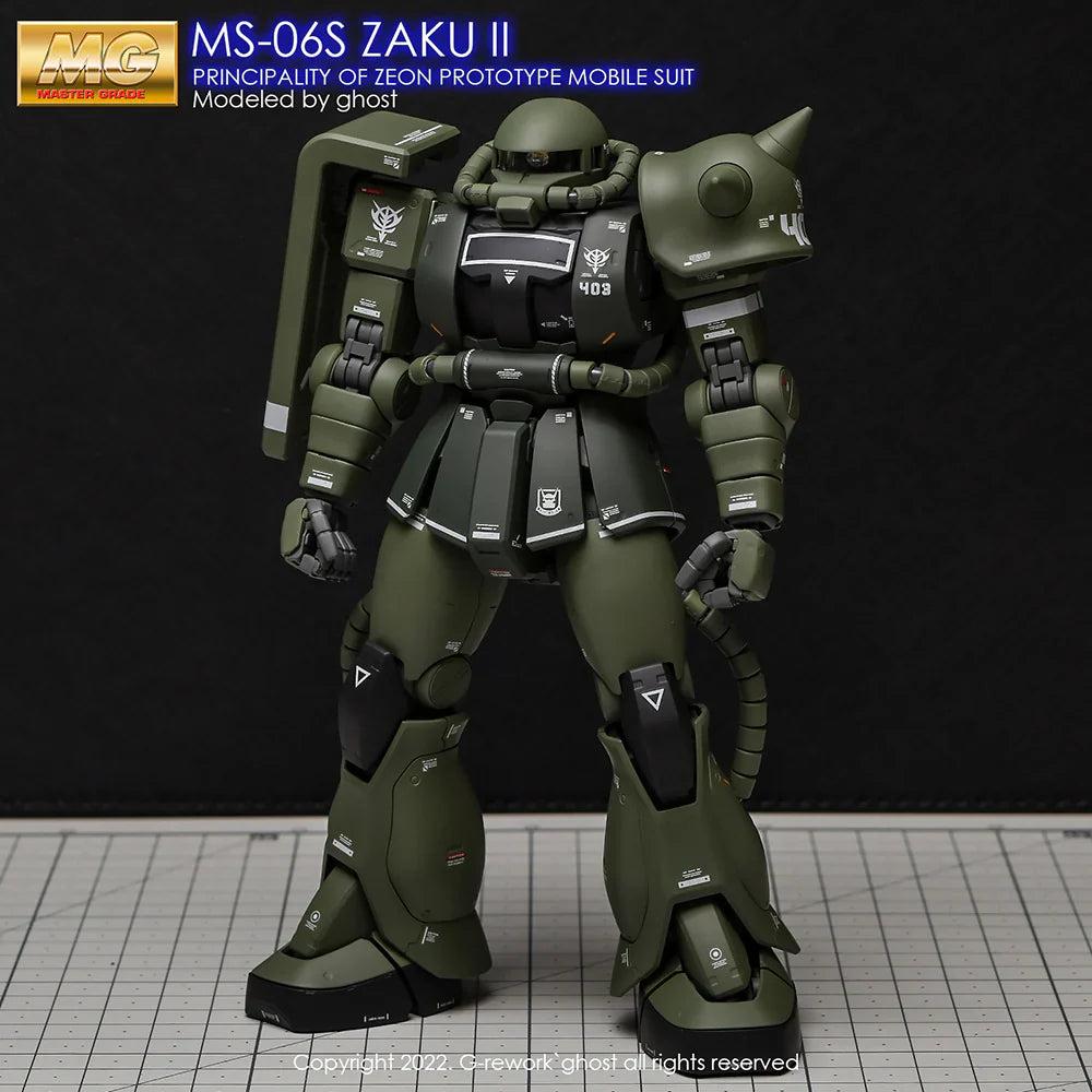 G-Rework 1/100 MG Zaku II 2.0 Custom Decals - Image 2 of 12