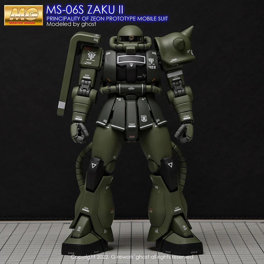 G-Rework 1/100 MG Zaku II 2.0 Custom Decals - Image 3 of 12