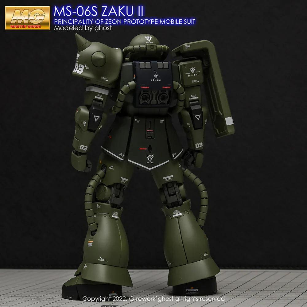 G-Rework 1/100 MG Zaku II 2.0 Custom Decals - Image 5 of 12