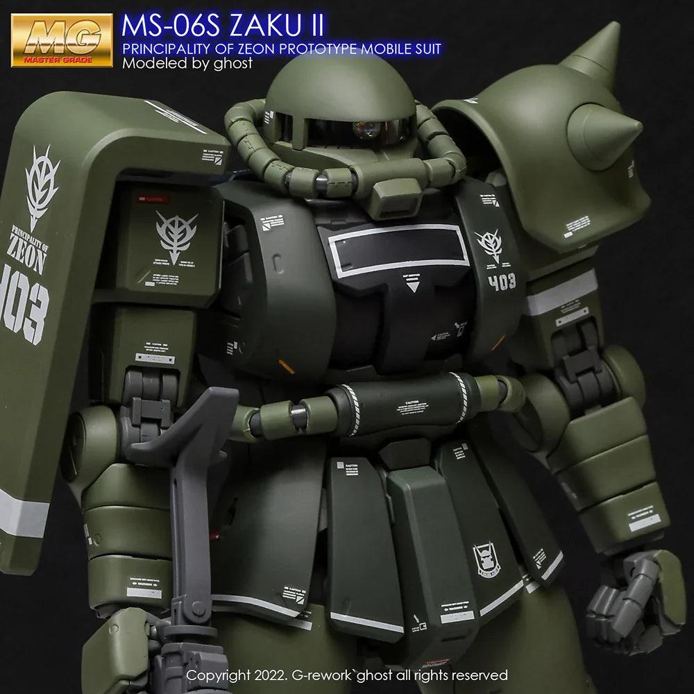 G-Rework 1/100 MG Zaku II 2.0 Custom Decals - Image 8 of 12