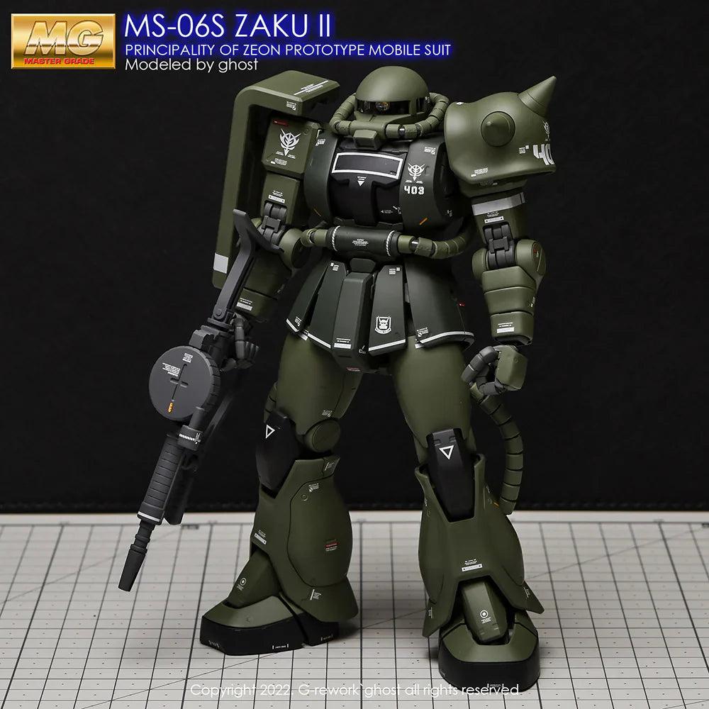 G-Rework 1/100 MG Zaku II 2.0 Custom Decals - Image 9 of 12