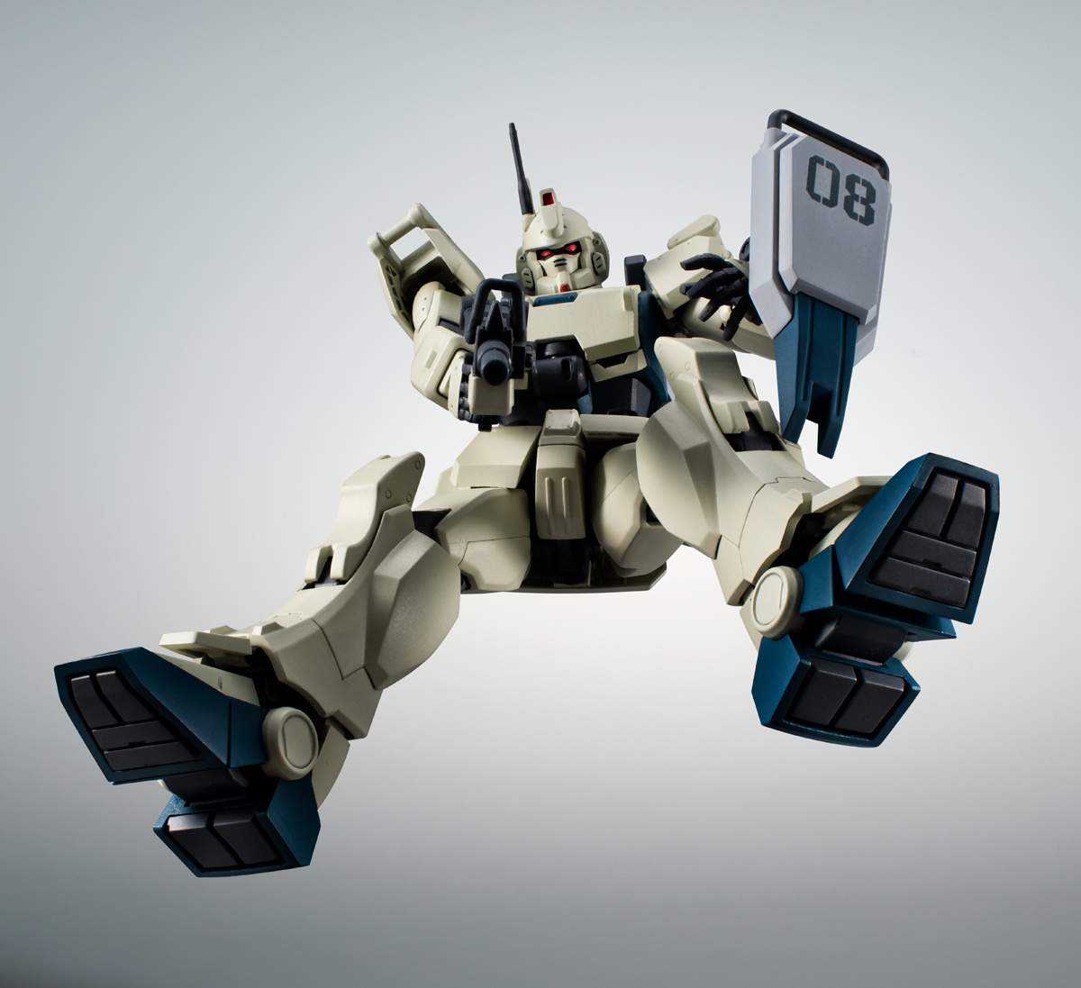 Bandai ROBOT SPIRITS (SIDE MS) RX-79(G) Ez-8 Gundam Ez-8 ver. A.N.I.M.E. Action Figure - Image 9 of 11