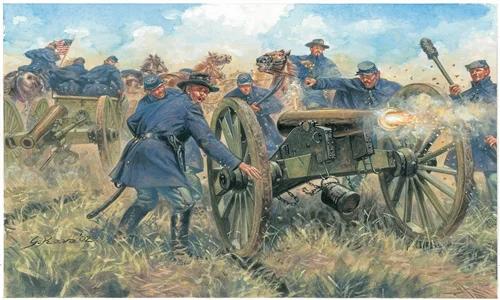 Italeri Am Civil War Union Artillry 72 Model Kit — official product photo 1