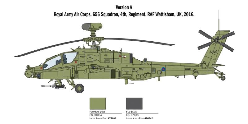 Italeri 1/48 AH-64D Apache Model Kit — official product photo 4