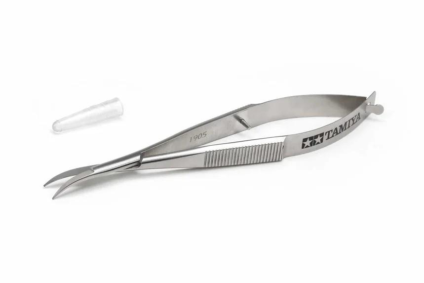 Tamiya Mini Curved Scissors Model Kit — product photo