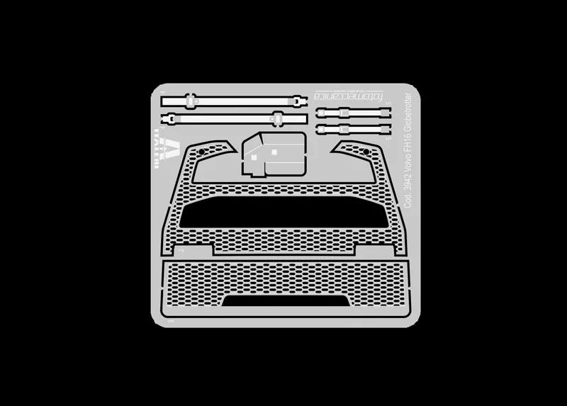 Italeri 1/24 Volvo Fh 4 Globetrottermed Roof Model Kit — official product photo 6