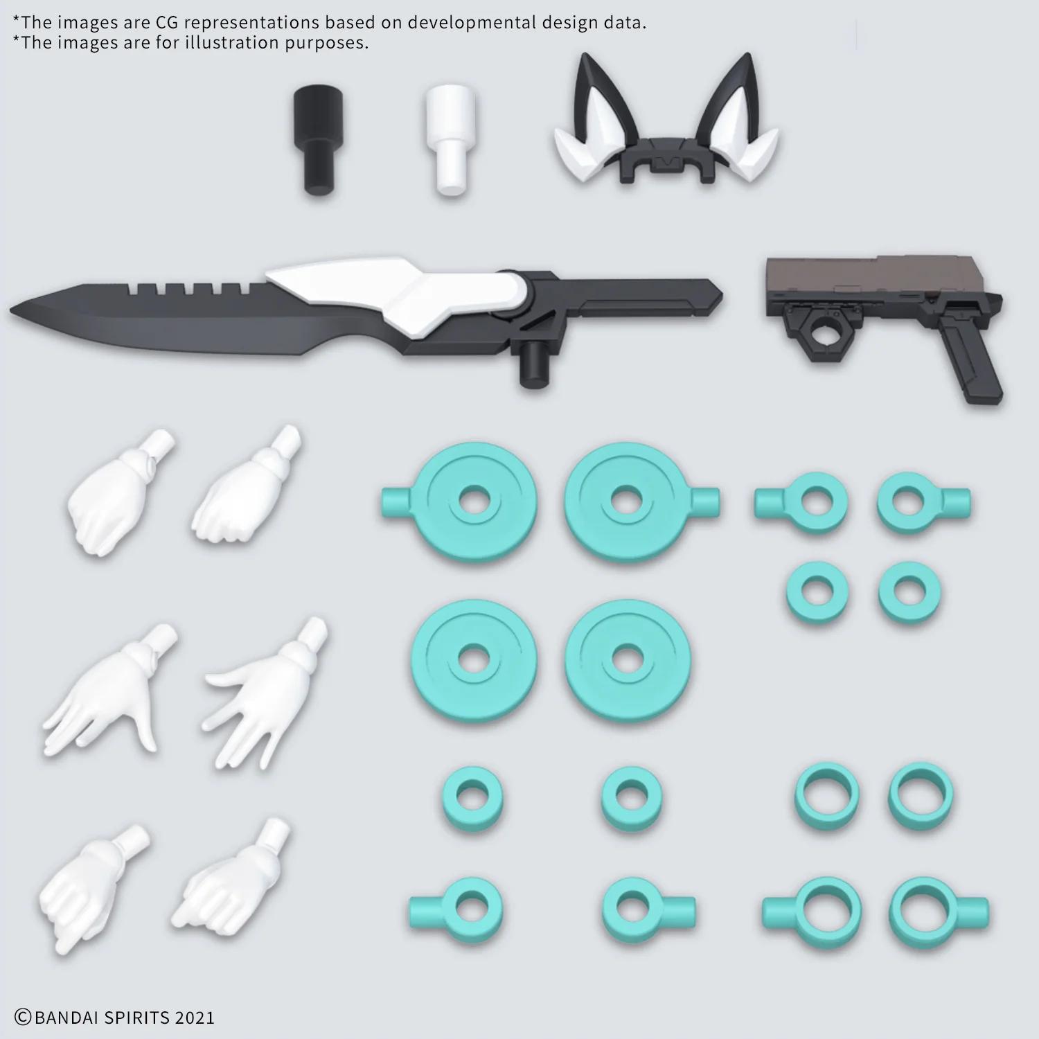Bandai 1/144 30MS Sis-h00 Sestieh Color C Model Kit — official product photo 1