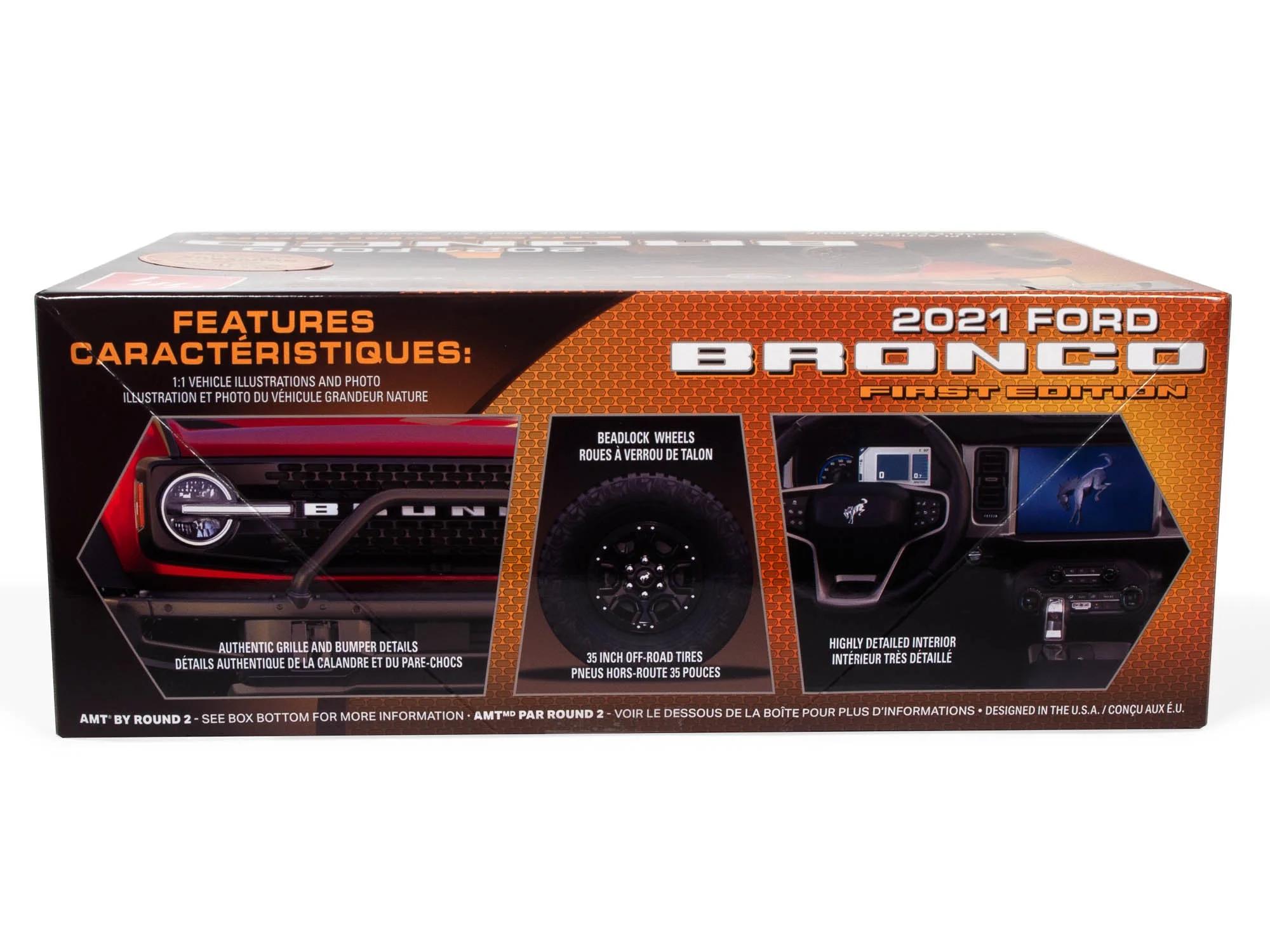 AMT 1/25 21 Ford Bronco 1st Edition Model Kit — official product photo 2