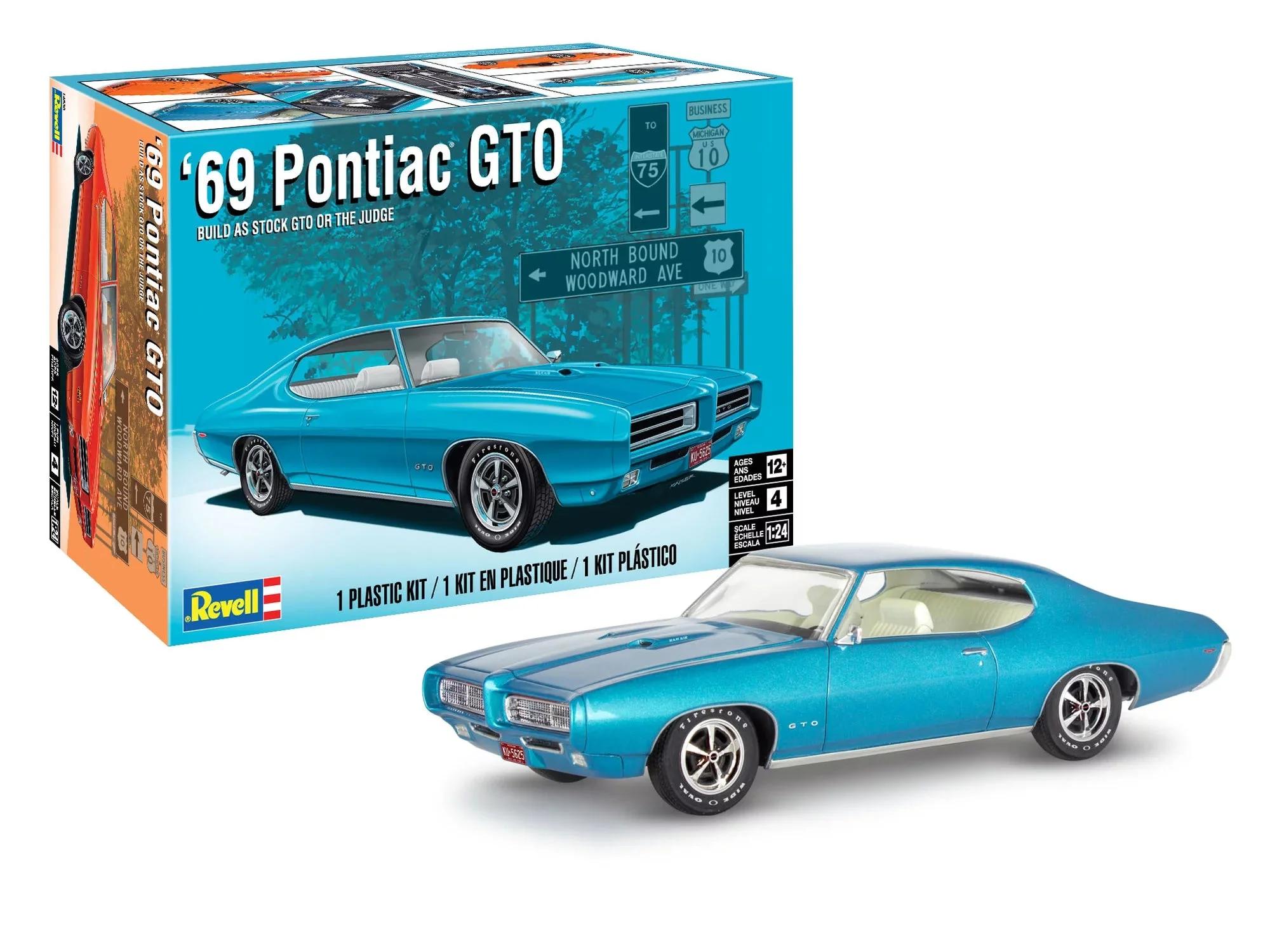 Revell 1/24 69 Pontiac Gto Model Kit — official product photo 1