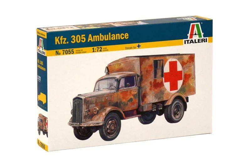Italeri 1/72 Kfz 305 Ambulance Model Kit — official product photo 2
