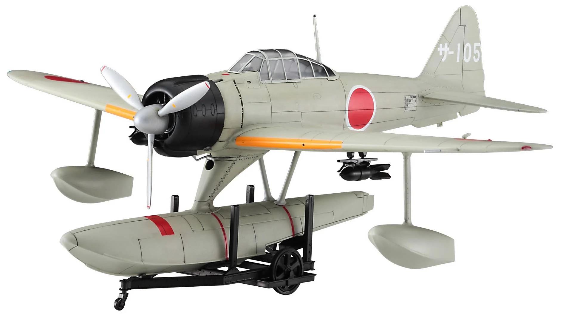 Hasegawa 1/48 Nakajima A6m2-n 2 Seaplane Model Kit — official product photo 1