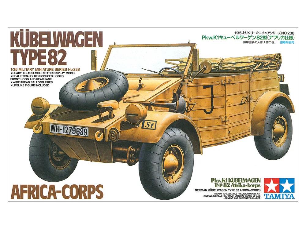 Tamiya 1/35 German Kubelwagen 82 Model Kit — official product photo 1