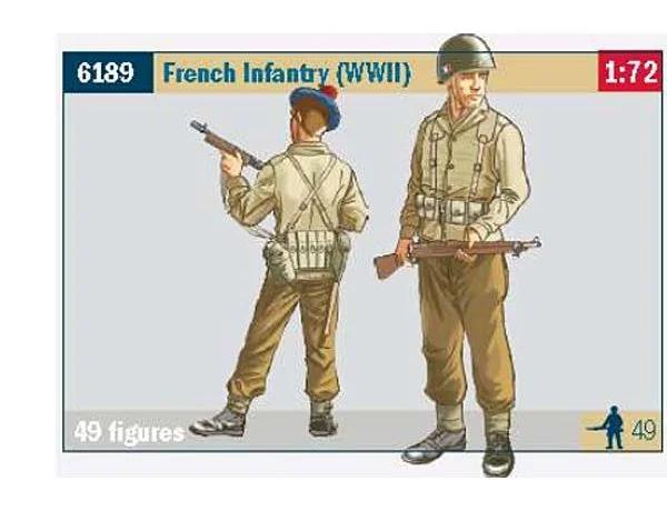 Italeri 1/72 French Infantry Model Kit — box art