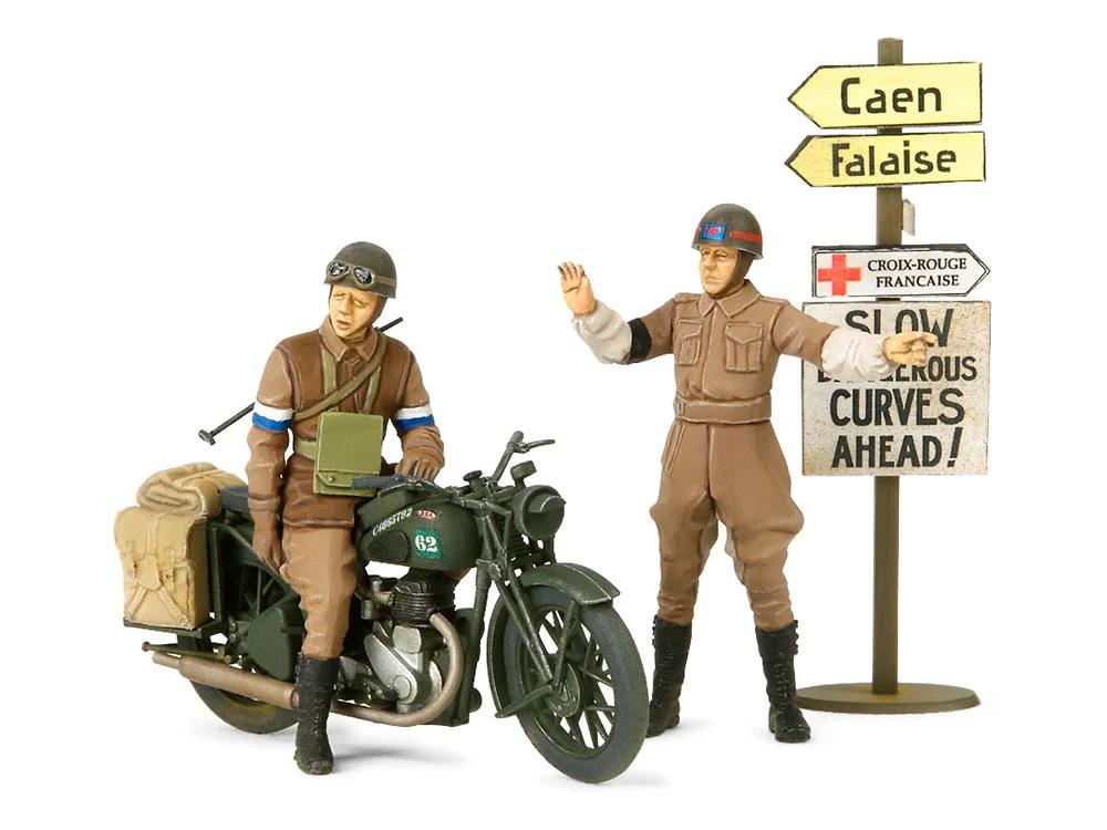 Tamiya British Bsa M20 Motorcycle1 35 Model Kit — official product photo 2