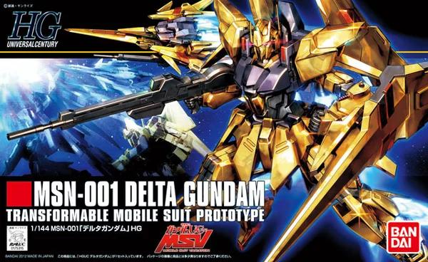 Bandai 1/144 HG MSN-001 Delta Gundam Model Kit — product photo 2