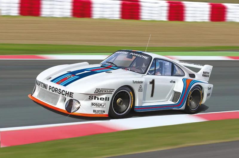 Italeri 1/24 Porsche 935 Baby Model Kit — official product photo 1