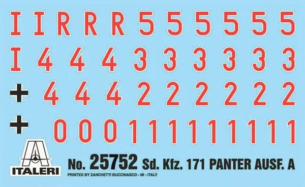 Italeri 1/56 Panther Model Kit — official product photo 3