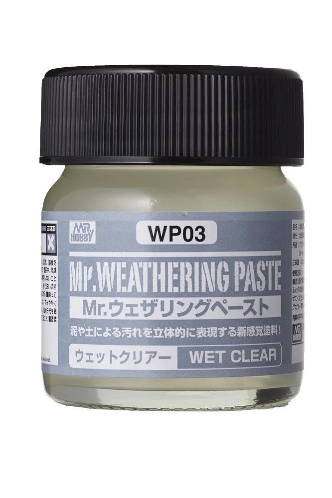 Mr. Hobby Weathering Paste Wet Clear (WP03) 40 ml — official product photo 1