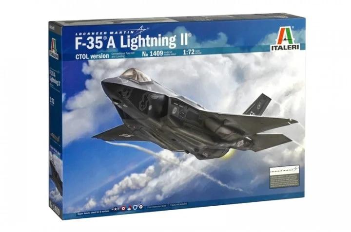 Italeri 1/72 F35a Lightning II Fighter Model Kit — box art