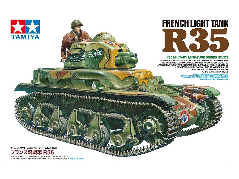 Tamiya 1/35 French Light Tank R35 Model Kit — official product photo 1