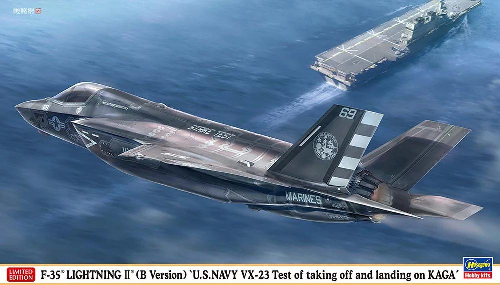 Hasegawa 1/72 F-35 Lightning Iib Versionusn Model Kit — official product photo 1