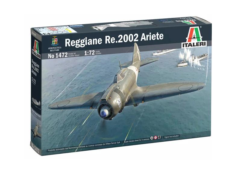 Italeri 1/72 Reggiane Re 2002 Ariete Model Kit — official product photo 1