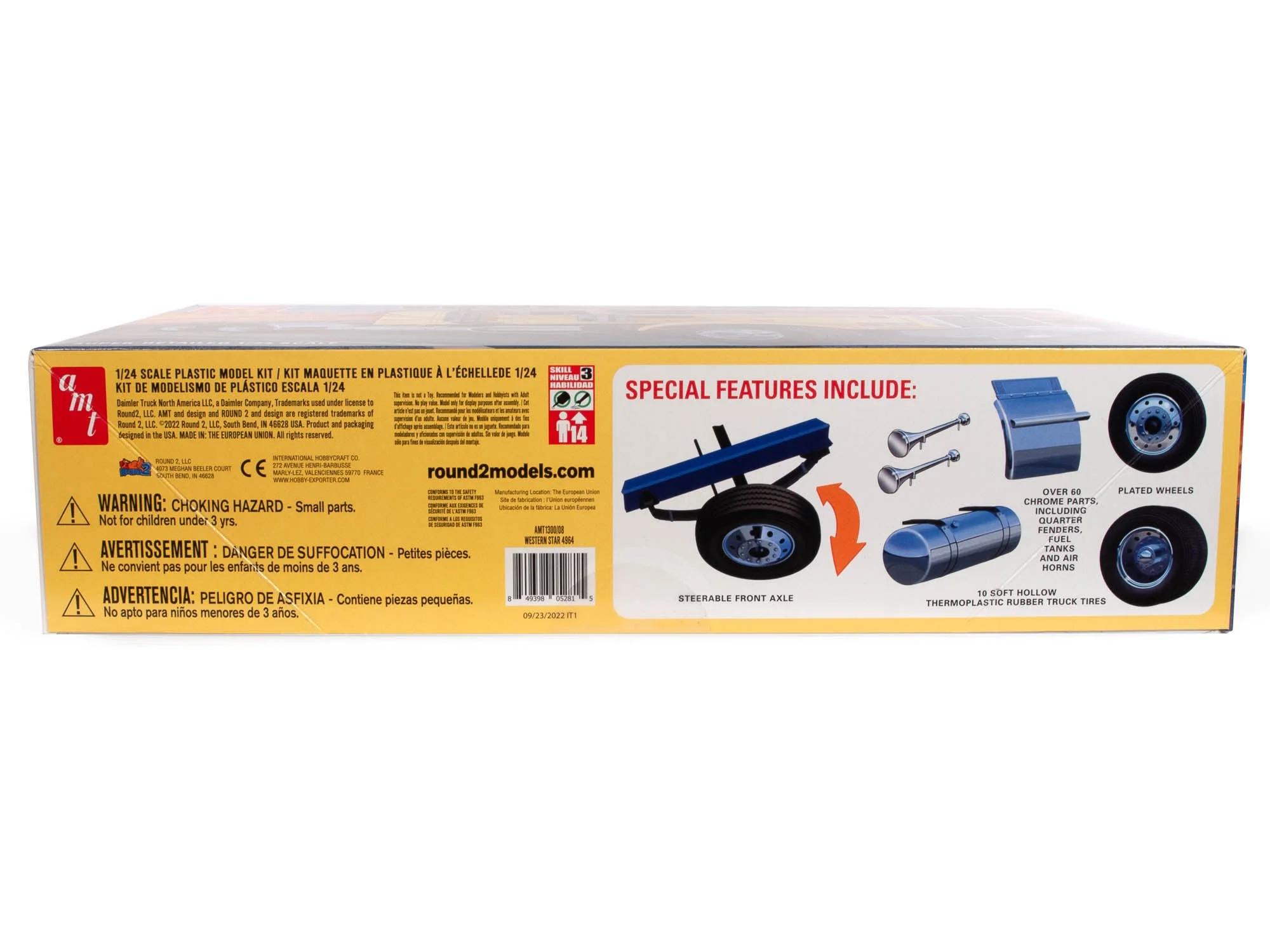 AMT 1/24 Western Star 4964 Tractor Model Kit — official product photo 2