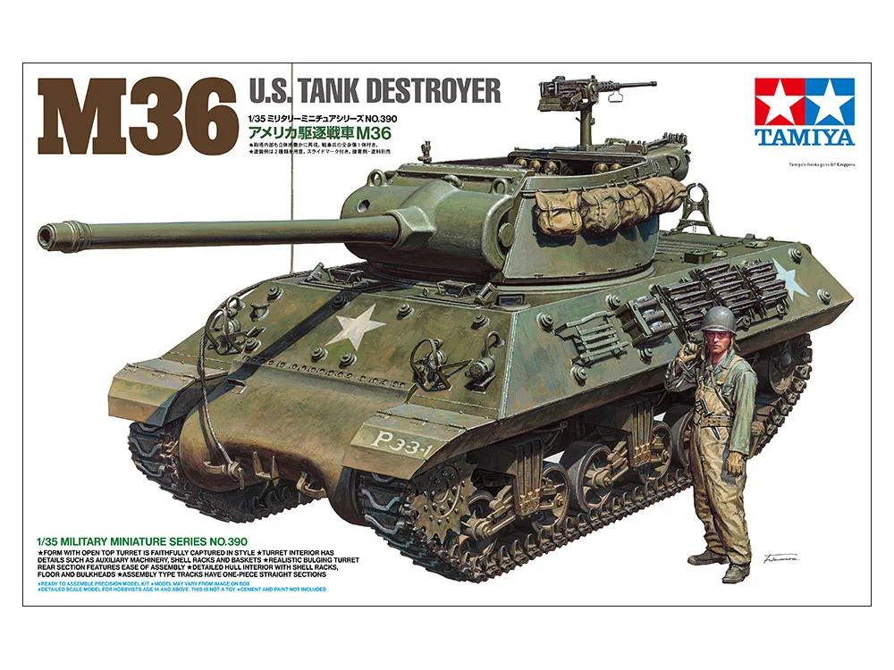 Tamiya 1/35 M36 Tank Destroyer Model Kit — official product photo 1