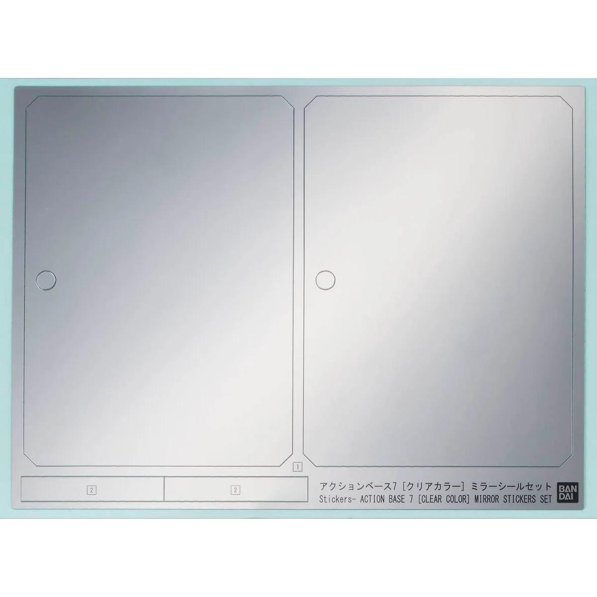 Bandai AB Action Base 7 Mirror Sticker Setclear — official product photo 2
