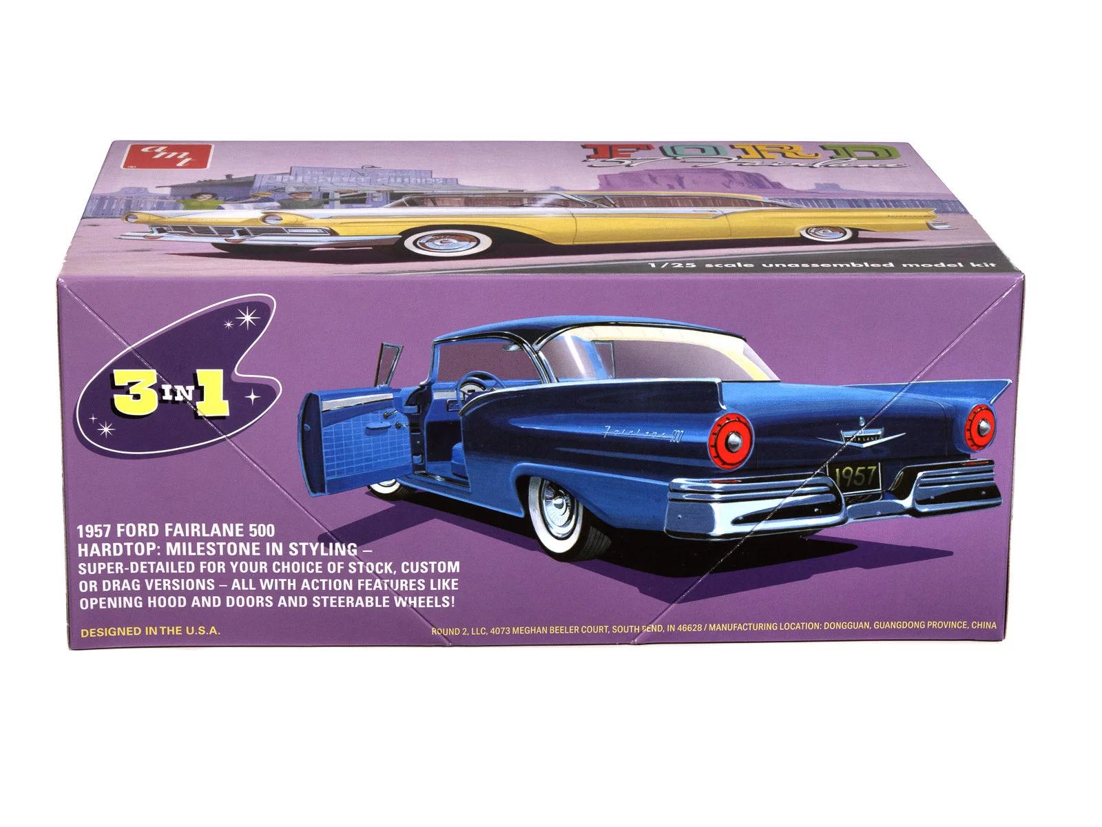 AMT 1/25 57ford Fairlane Hardtop 3n1 Model Kit — official product photo 2
