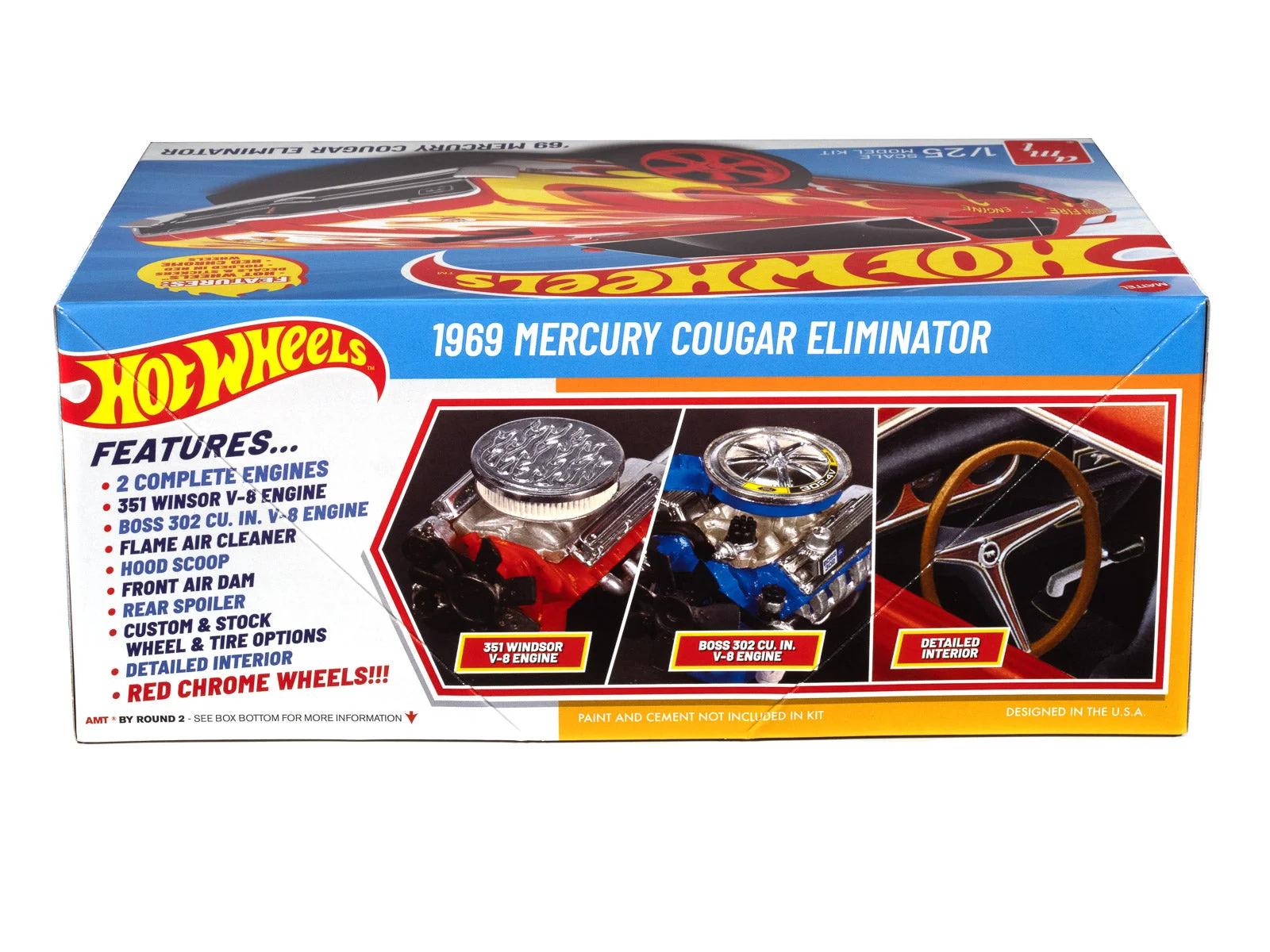 AMT 1/25 1969 Cougar Eliminator Hot Wheels Model Kit — official product photo 4