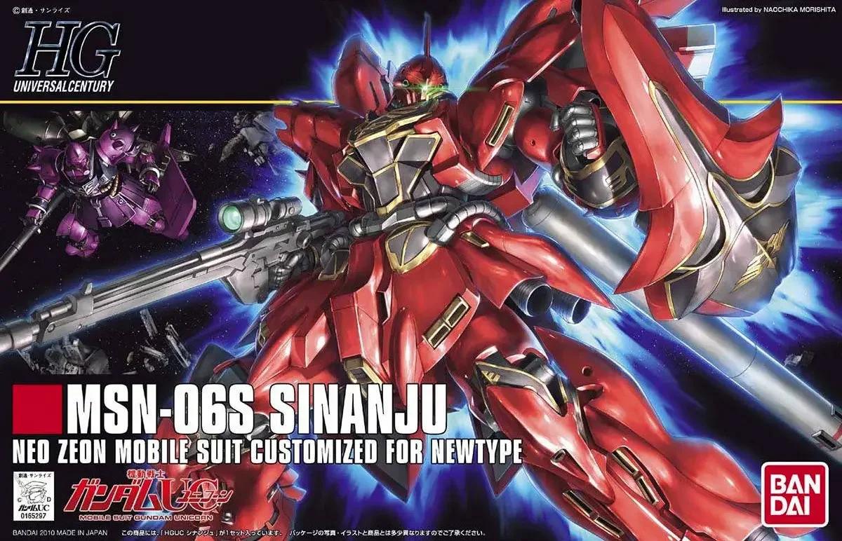Bandai 1/144 HGUC MSN-06S Sinanju Model Kit — product photo 5