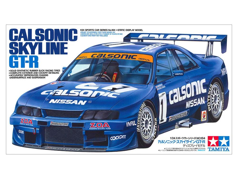 Tamiya 1/24 Calsonic Skyline Gt-r Model Kit — official product photo 1