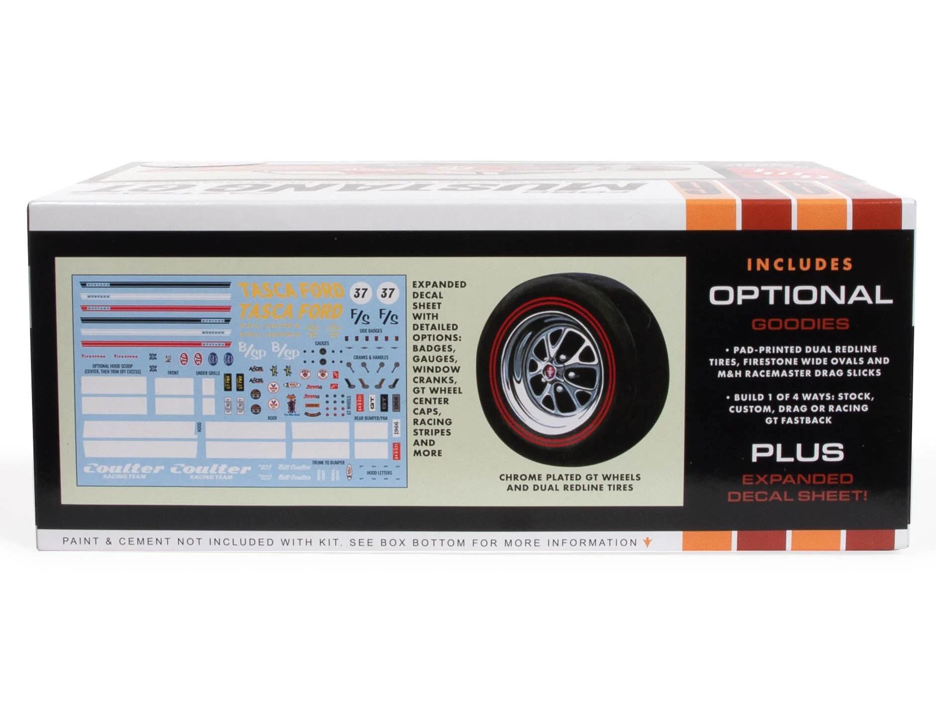 AMT 1/25 66 Ford Mustang Fastback 2 2 Model Kit — official product photo 2