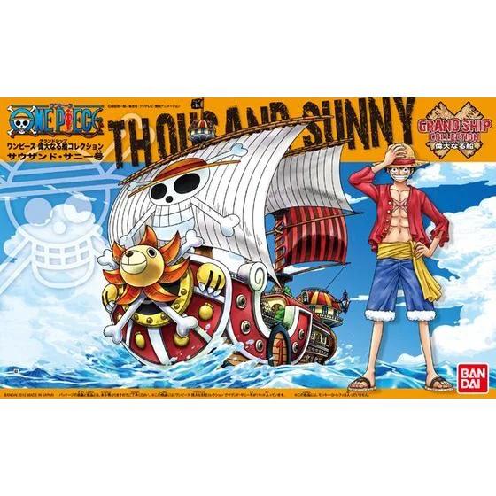 Bandai 01 Thousand Sunny Ship One Piece Model Kit — official product photo 3