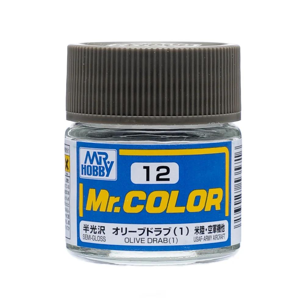 Mr. Hobby Mr. Color Olive Drab (1) (C12) 10 ml — official product photo 1