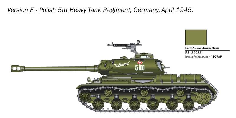 Italeri 1/56 JS-2 Stalin Model Kit — official product photo 4