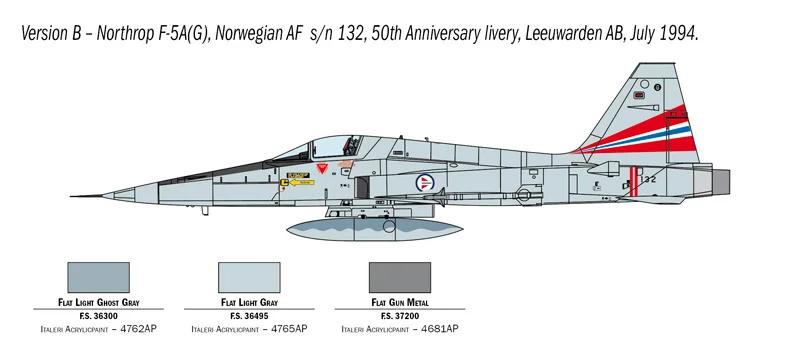 Italeri 1/72 F-5A Freedom Fighter Model Kit — official product photo 5