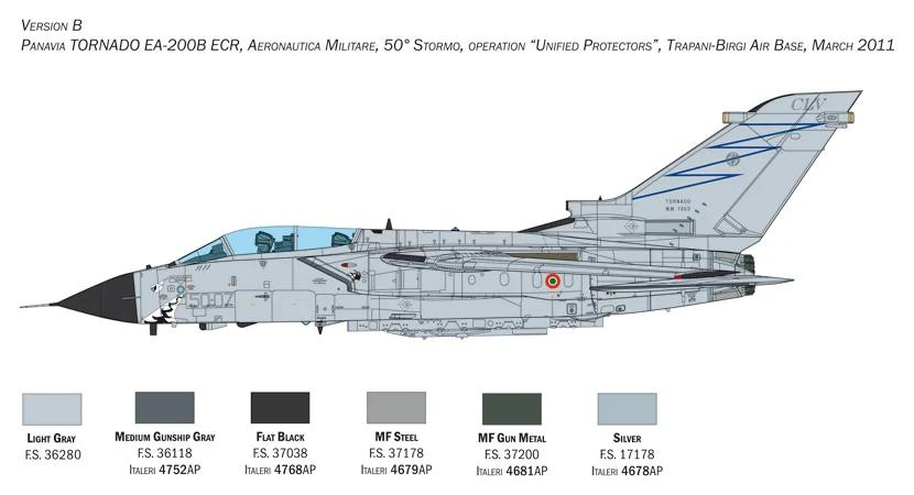 Italeri 1/32 Panavia Tornado Ecr Model Kit — official product photo 5