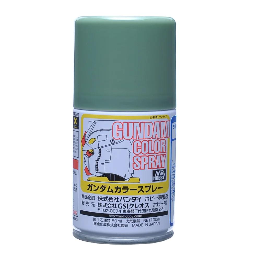 Mr. Hobby Gundam Color Spray MS Deep Green (SG07) 100 ml — official product photo 1