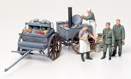 Tamiya German Field Kitchen Scenery Model Kit — box art