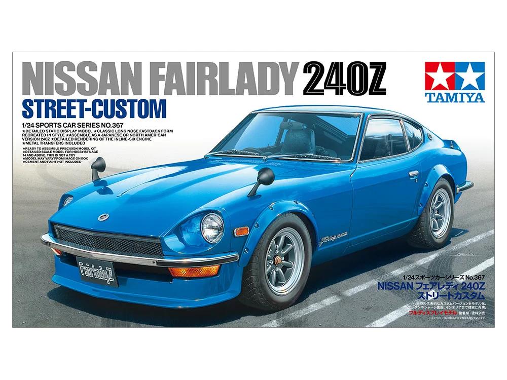 Tamiya 1/24 Nissanfairlady 240z Street Custom Model Kit — official product photo 1